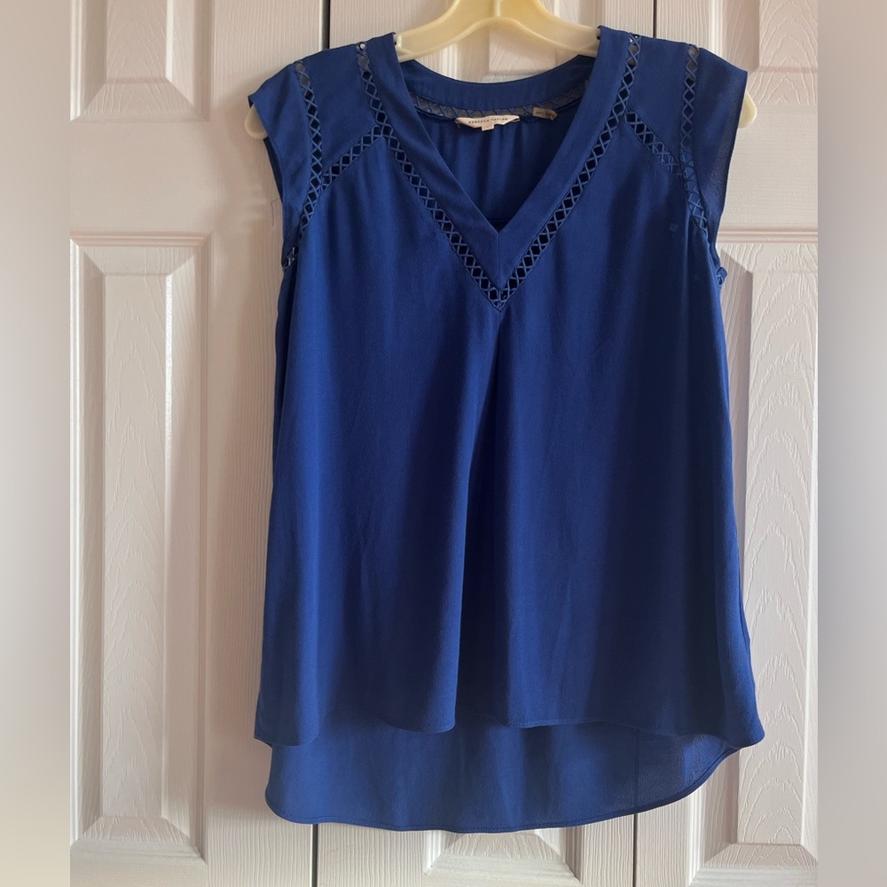 Rebecca Taylor Blue Blouse